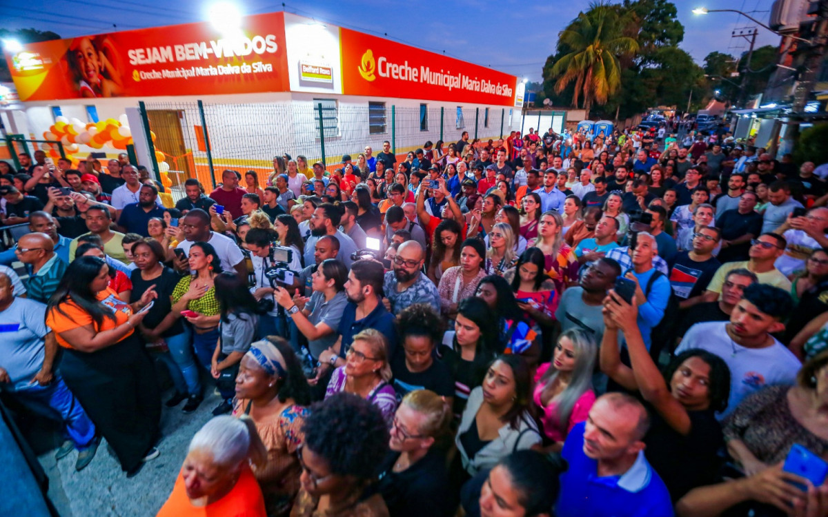 Moradores de S&atilde;o Leopoldo e bairros adjacentes prestigiaram a inaugura&ccedil;&atilde;o da creche