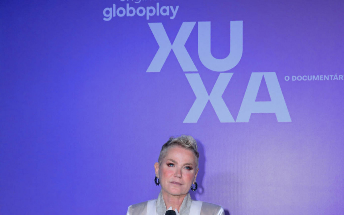 Xuxa fala sobre o filme 'Amor Estranho Amor' durante coletiva de imprensa no Rio