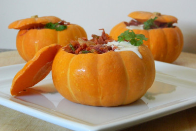 Delícia! Aprenda uma receita de Moranga Recheada Crocante