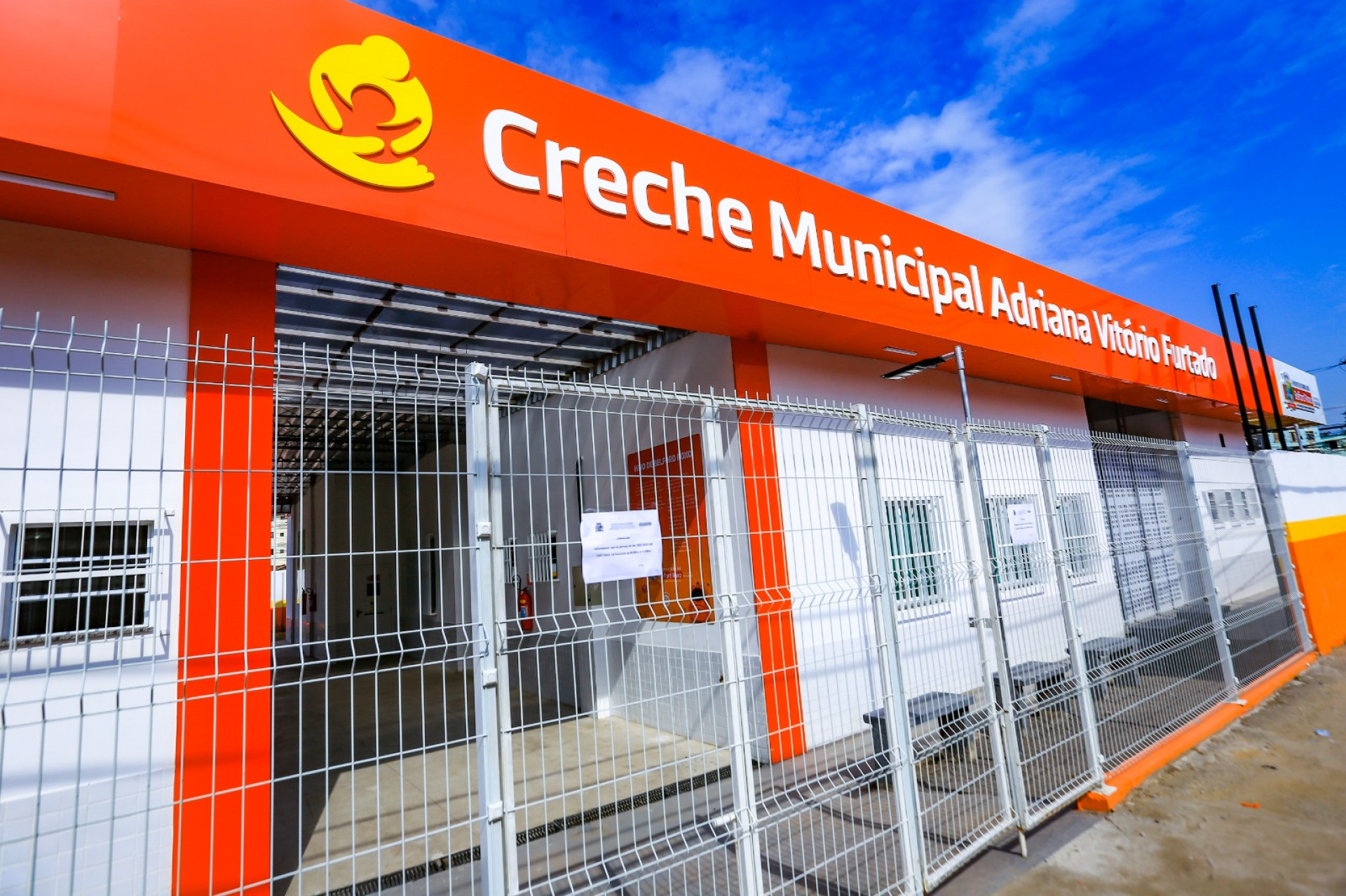 Creche municipal Adriana Vit&oacute;rio Furtado tem capacidade para 180 alunos, em dois turnos, com idades entre 2 e 5 anos - Rafael Barreto / PMBR