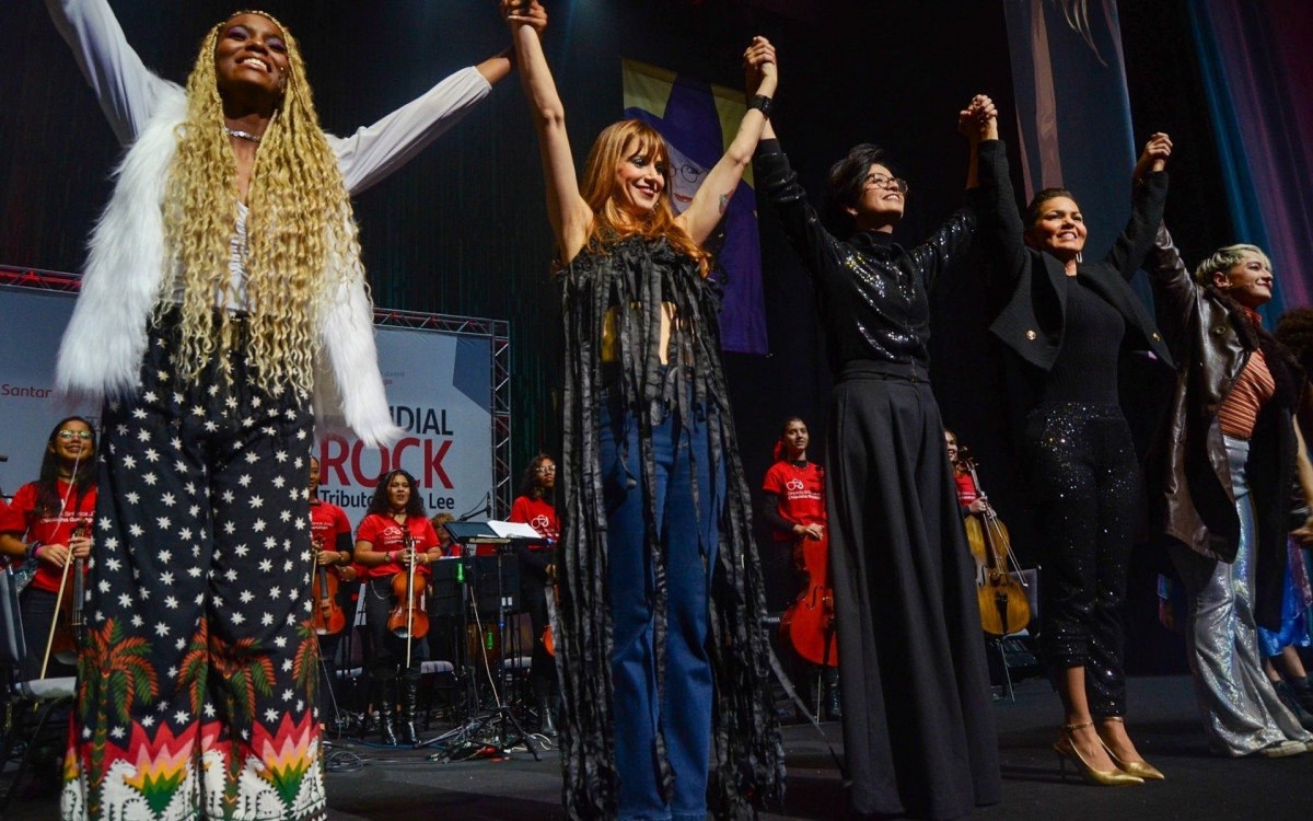 Mel Lisboa relembrou sucessos de Rita Lee em tributo à cantora pelo Dia Mundial do Rock - Araujo / Ag. News