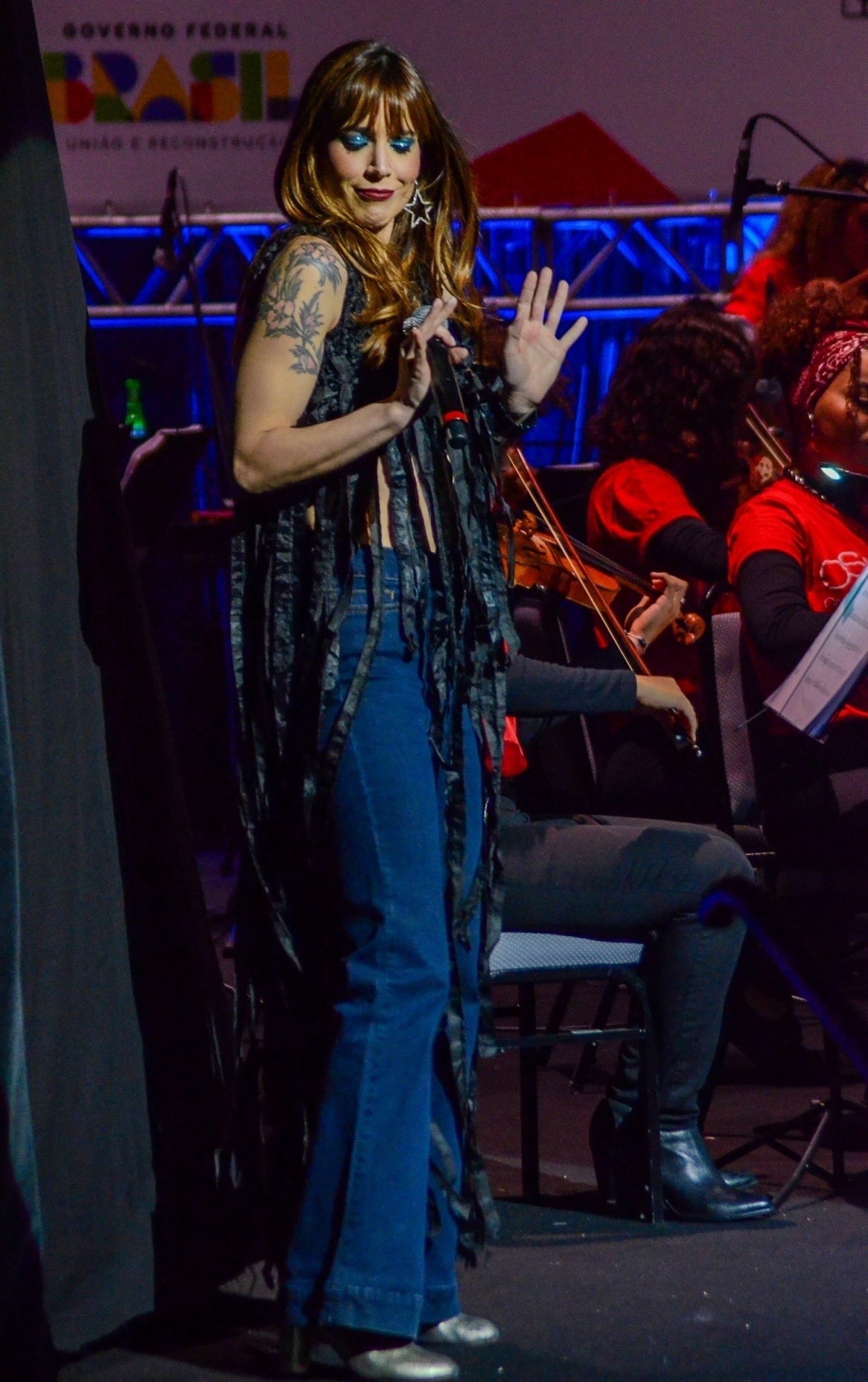 Mel Lisboa homenageou Rita Lee com orquestra em tributo pelo Dia Mundial do Rock - Araujo / Ag. News