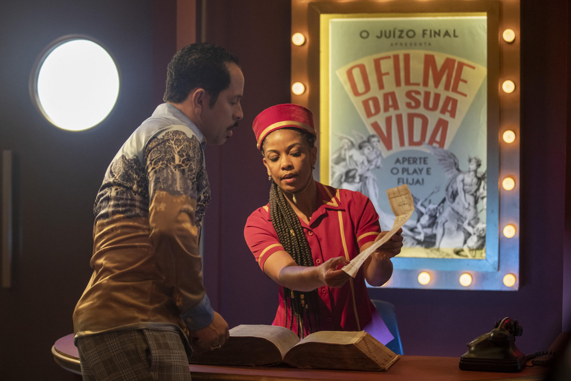 Cenas do último episódio da terceira temporada de 'Cine Holliúdy' - Fabio Rocha/Globo