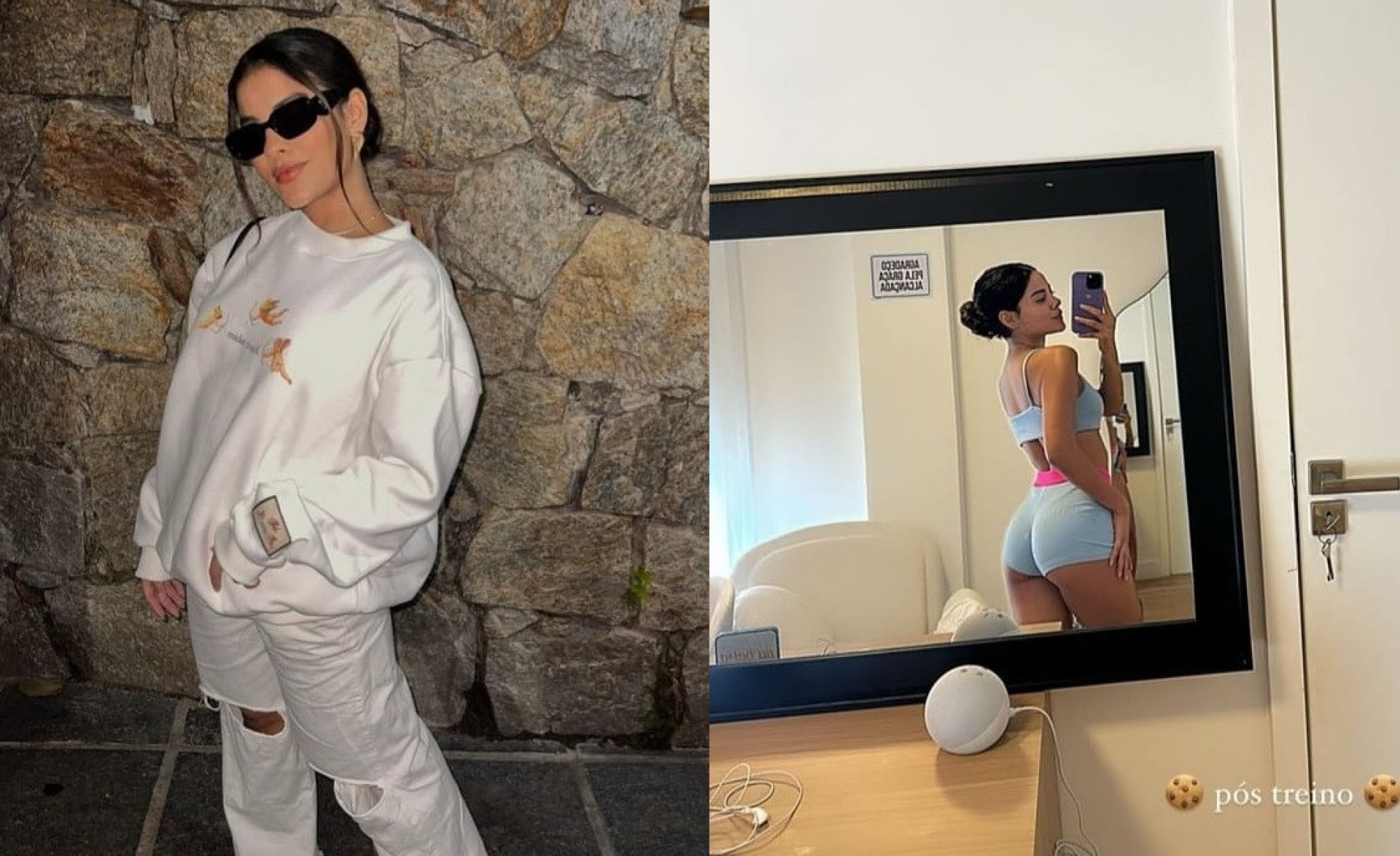 Bella Campos exibiu as curvas após treino  - Reprodução/Instagram