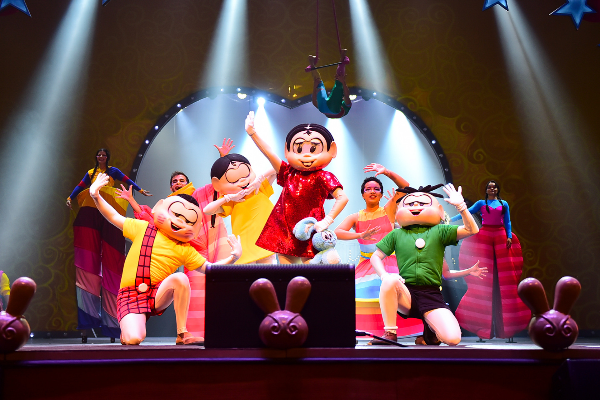 Circo Turma da Mônica estreia neste sábado, dia 12 de agosto, na Cidade das Artes - Andy Santana / Divulgação