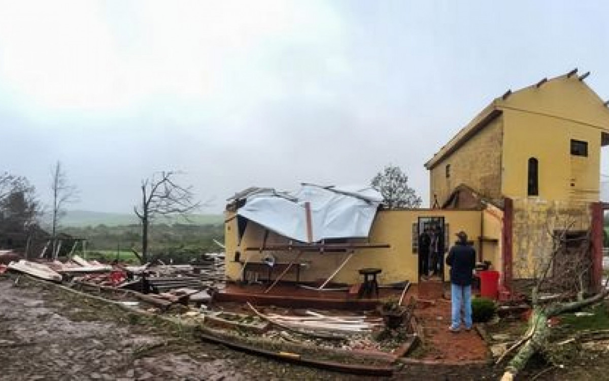 Chuvas causaram estragos na Regi&atilde;o Sul