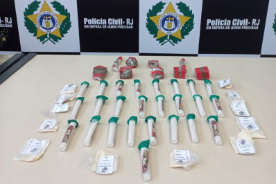 Polícia Civil apreende grande quantidade de drogas no bairro Aeroporto em Macaé