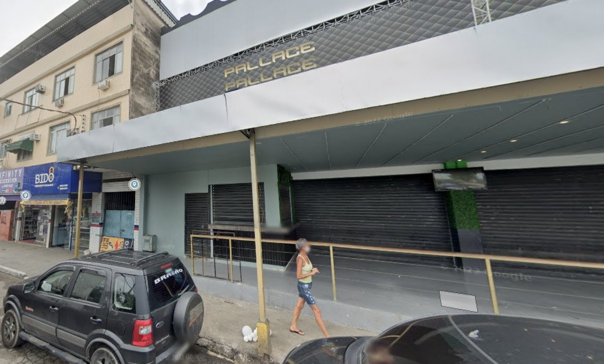 Entregador foi morto a tiros na saída da boate Pallace Club, em São João de Meriti - Reprodução/ Google Maps