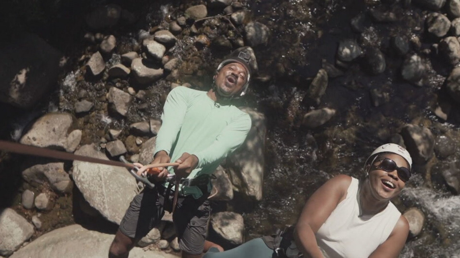 Gabriela Coelho e Alexandre Henderson - Divulgação / TV Globo