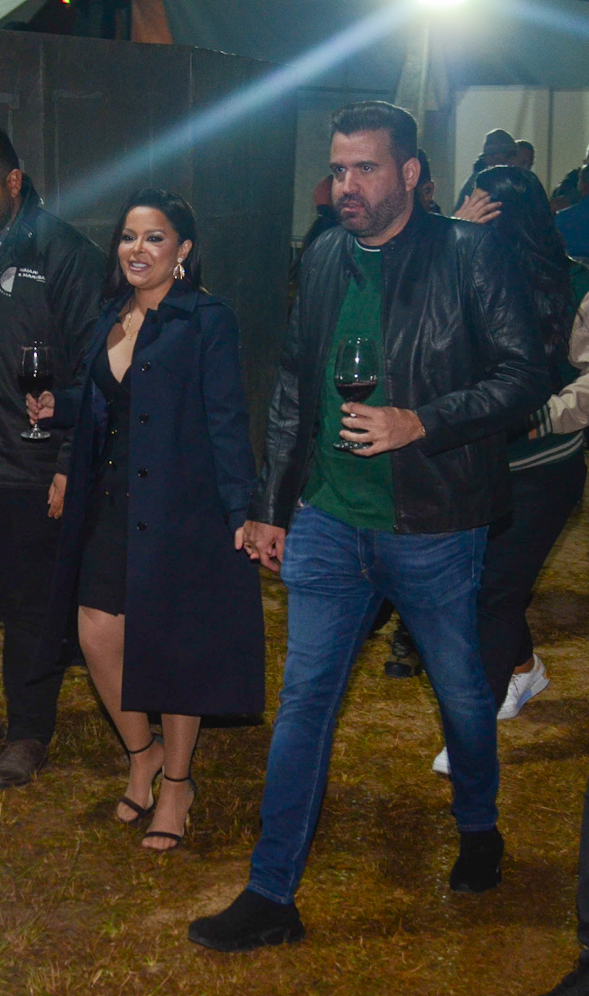 Maraisa e o namorado, Fernando Mocó - Araújo / Agnews