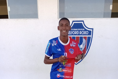 Patrick Andrade é o novo centroavante da SE Belford Roxo para o Carioca e Copa Rio