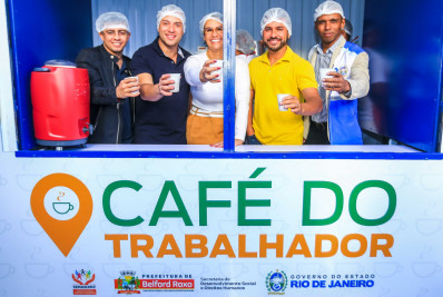 Prefeitura de Belford Roxo e Governo do Estado inauguram Café do Trabalhador