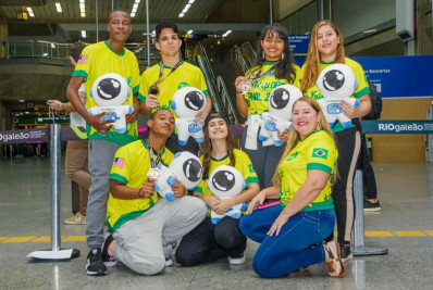 Nilópolis: Alunos do C.E Zenóbio da Costa desembarcam com festa após bronze na Olímpiada Internacional de Matemática