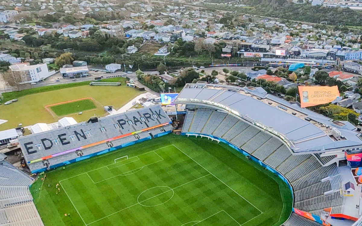 O Eden Park receber&aacute; um total de nove jogos ao longo da Copa do Mundo Feminina