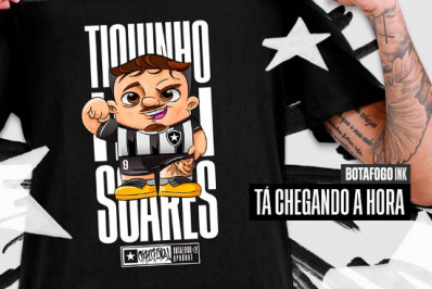 Linha de produtos de Tiquinho Soares faz sucesso e rende bons números ao Botafogo