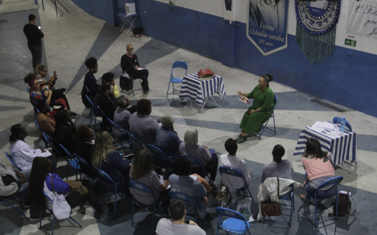 Oficina de leitura da Portela recebeu a autora Ana Maria Gon&ccedil;alves - Marcos Porto/Ag&ecirc;ncia O Dia