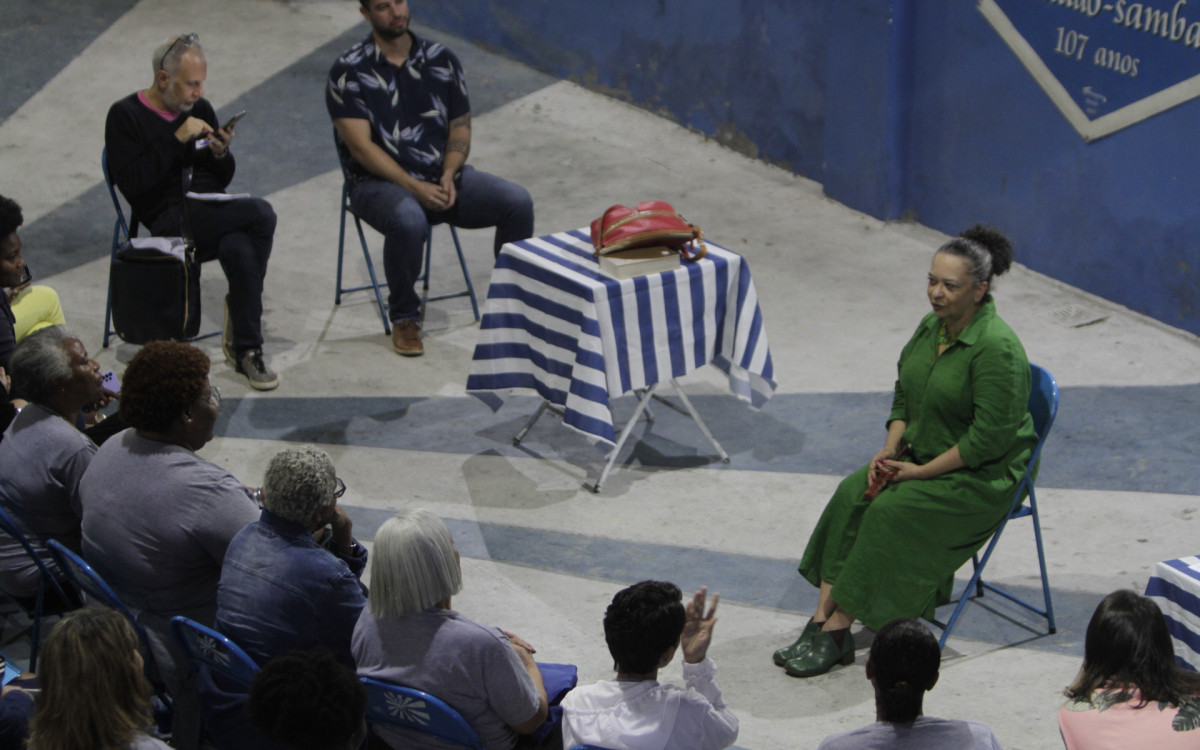 Oficina de leitura da Portela recebeu a autora Ana Maria Gon&ccedil;alves - Marcos Porto/Ag&ecirc;ncia O Dia