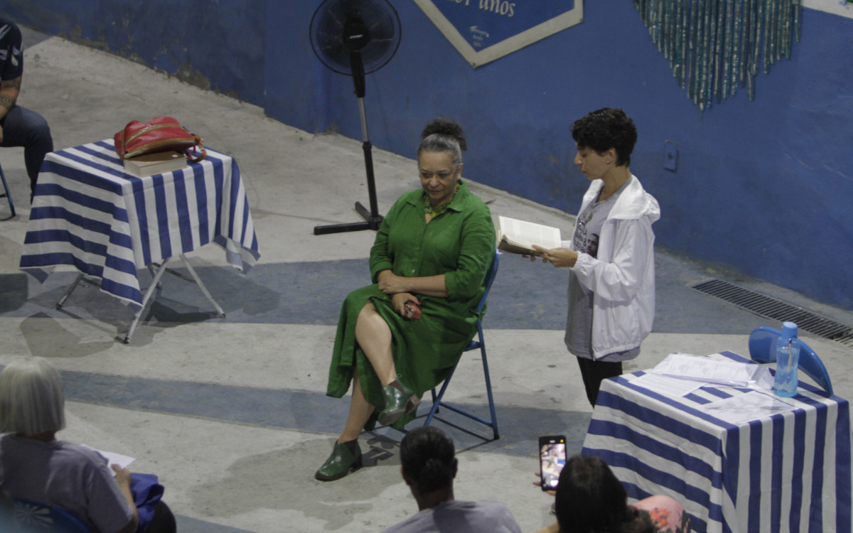 Oficina de leitura da Portela recebeu a autora Ana Maria Gon&ccedil;alves - Marcos Porto/Ag&ecirc;ncia O Dia