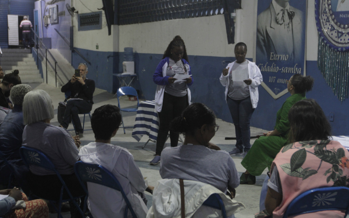 Livro 'Um Defeito de Cor' &eacute; tema de oficina da Portela - Marcos Porto/Ag&ecirc;ncia O Dia