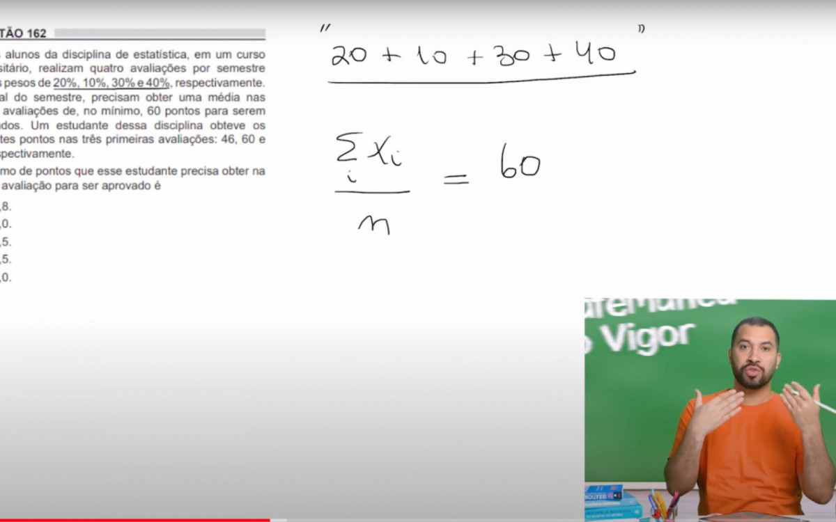 Gil do Vigor fala sobre criação do canal ’Matemática do Vigor’