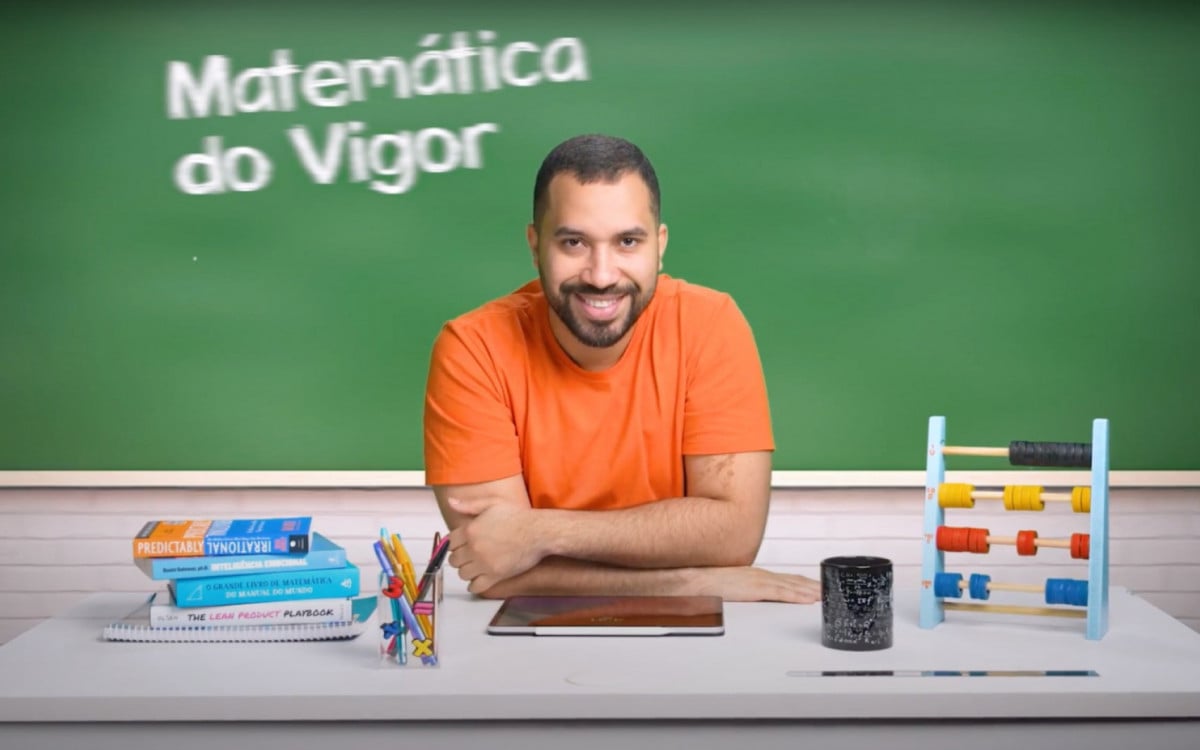 Gil do Vigor fala sobre criação do canal 'Matemática do Vigor' - Divulgação
