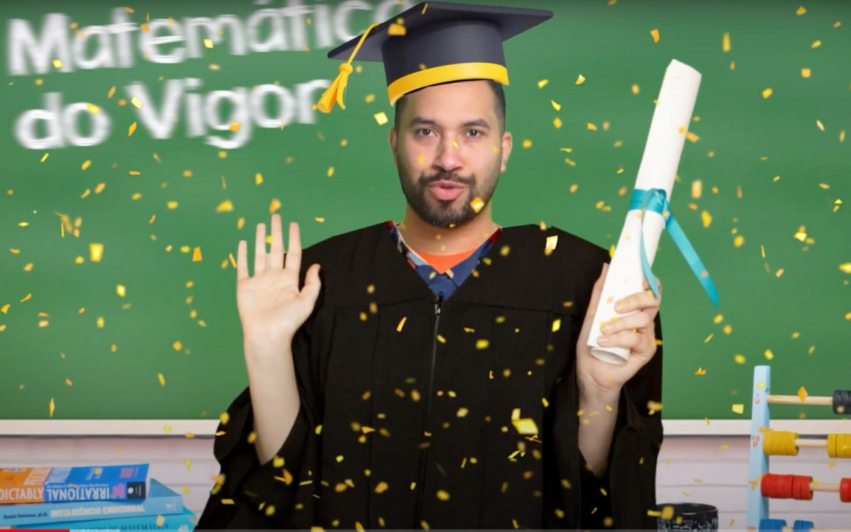Gil do Vigor fala sobre criação do canal ’Matemática do Vigor’