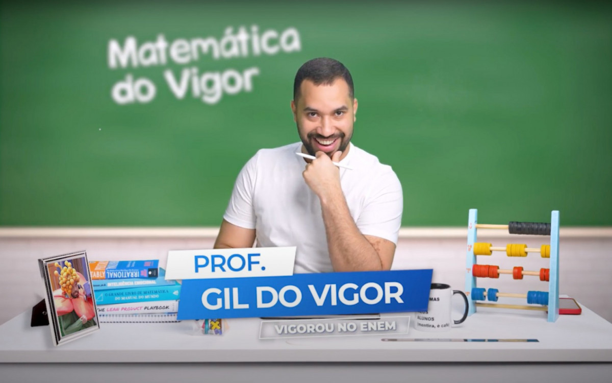 Gil do Vigor fala sobre criação do canal ’Matemática do Vigor’