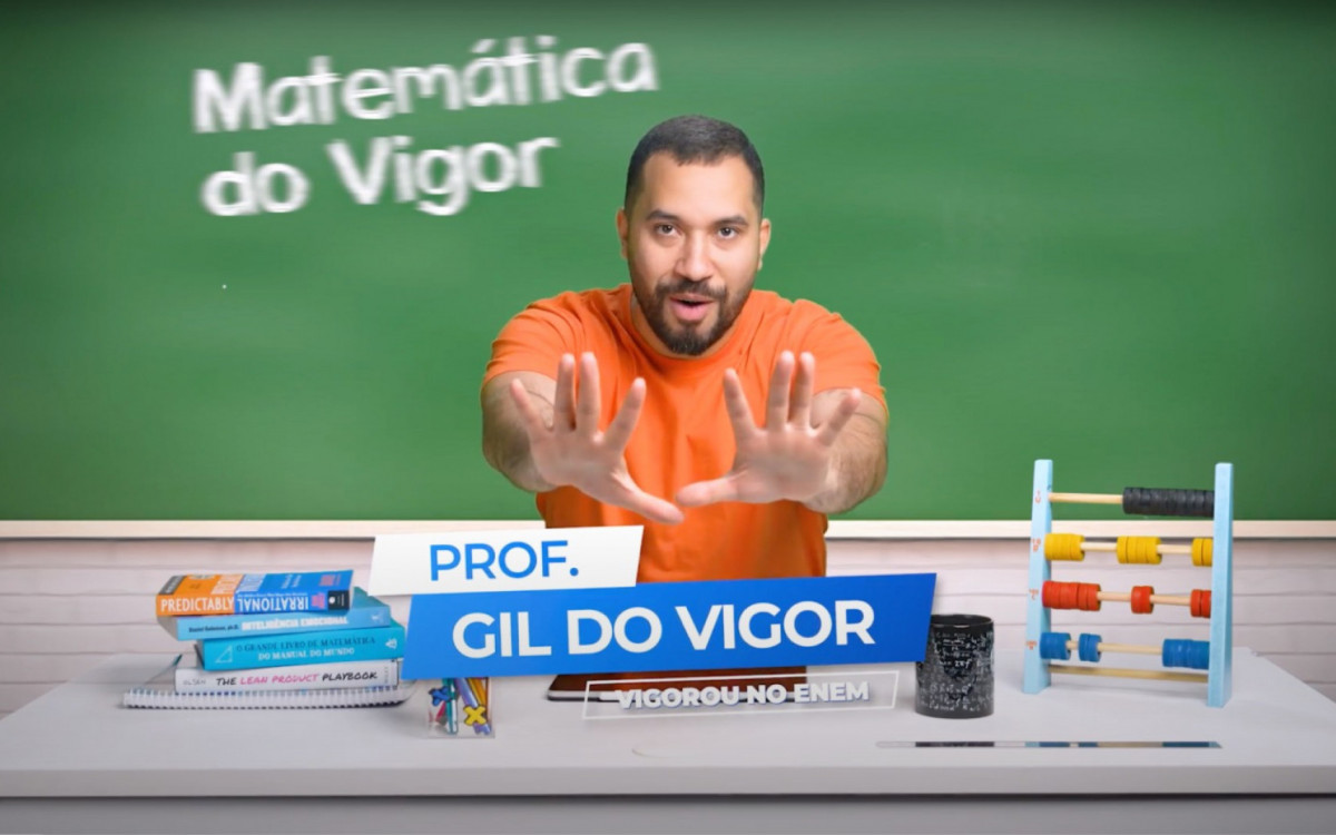 Gil do Vigor fala sobre criação do canal ’Matemática do Vigor’