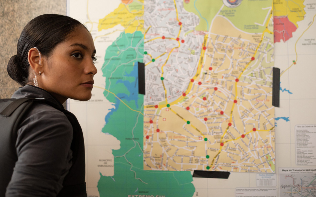 Barbara Reis d&aacute; vida &agrave; major Chacur na s&eacute;rie 'Negociador', do Prime Video - Ariela Bueno/Amazon Studios