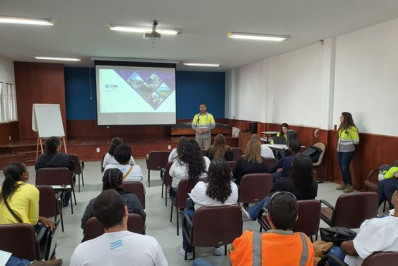 Formandos do curso de Logística Sustentável visitam a CSN em Cantagalo