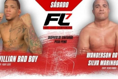Disputa pelo cinturão peso-pena agita o Fight Leste 7, no sábado (22)