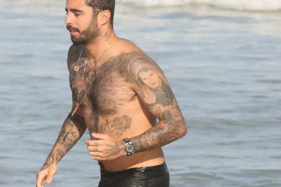 Em meio à crise com Cintia, Pedro Scooby passeia com a filha caçula e os irmãos no Rio