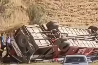 Acidente de ônibus deixa 12 mortos na região norte do Peru