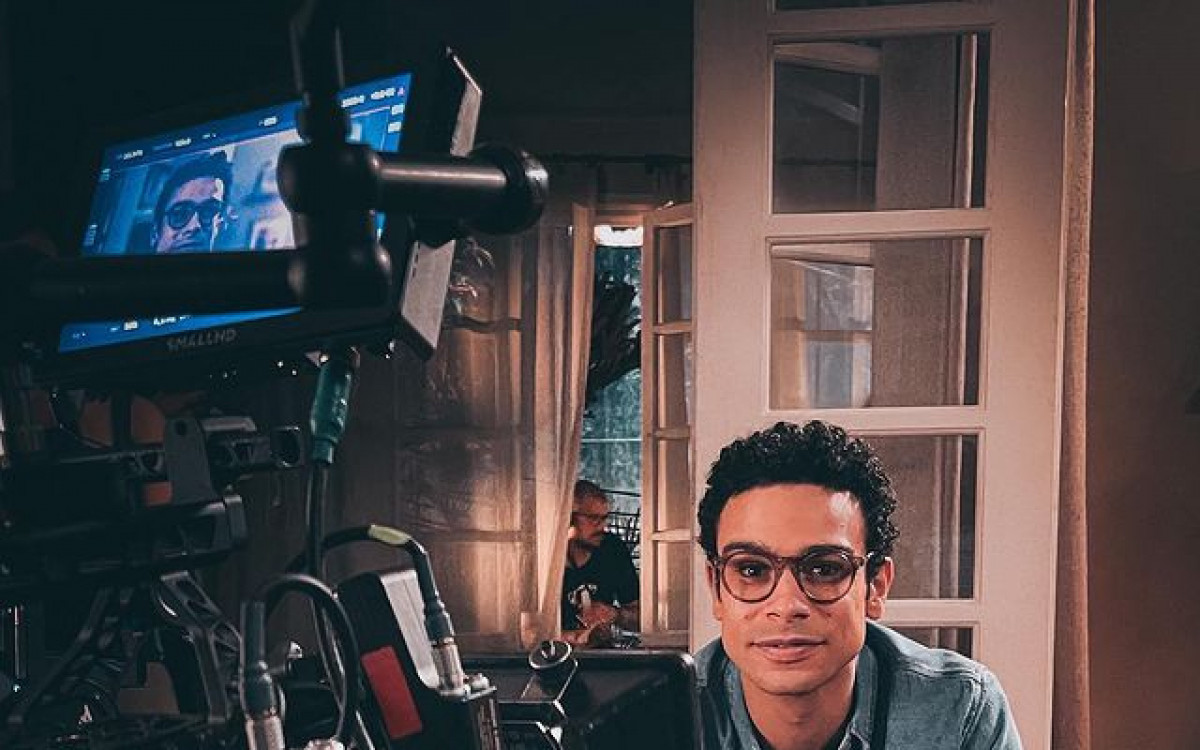 S&eacute;rgio Malheiros nos bastidores de 'Amor da Minha Vida', do Star Plus