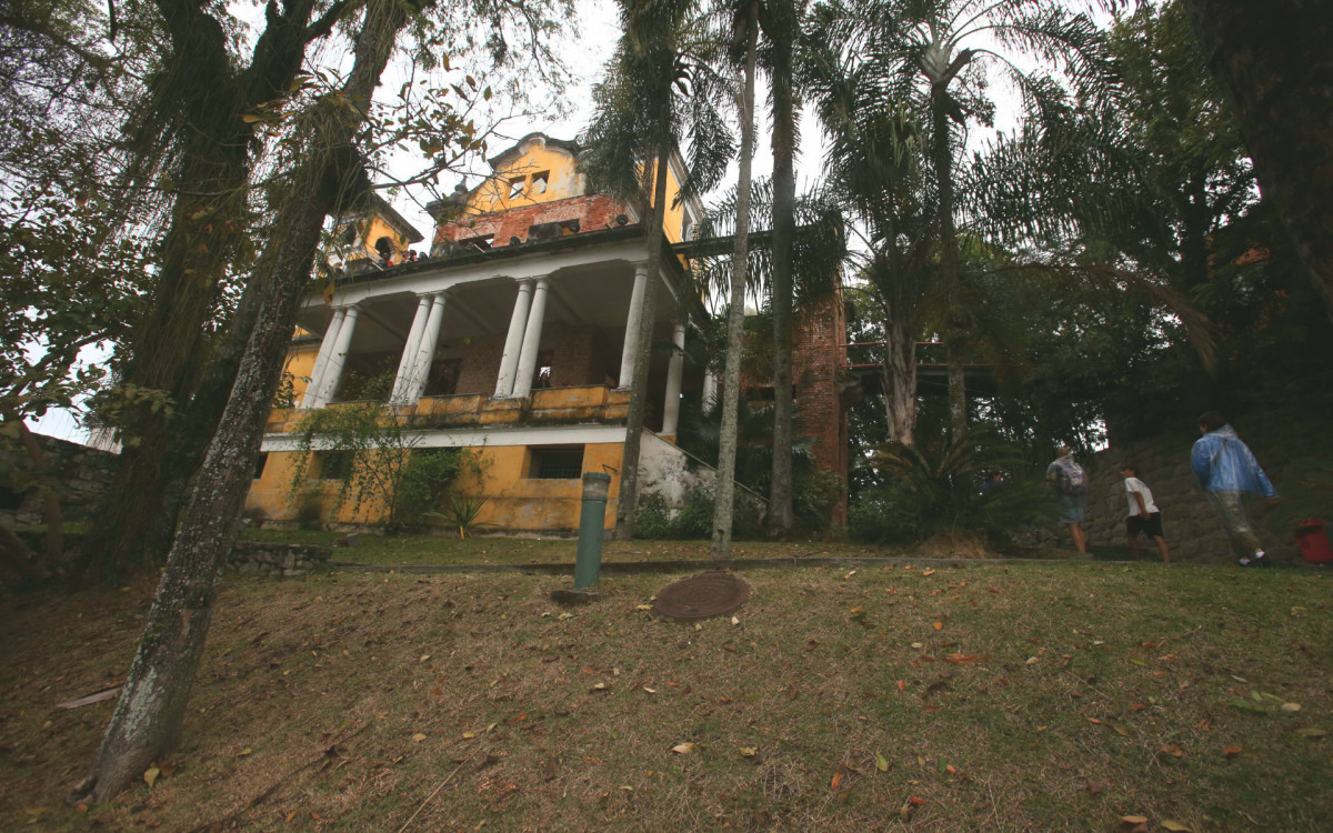 Parque das ruínas, em Santa Teresa passará a se chamar Parque Glória Maria. Nesta Quinta-Feira (20). - Cléber Mendes/Agência O Dia