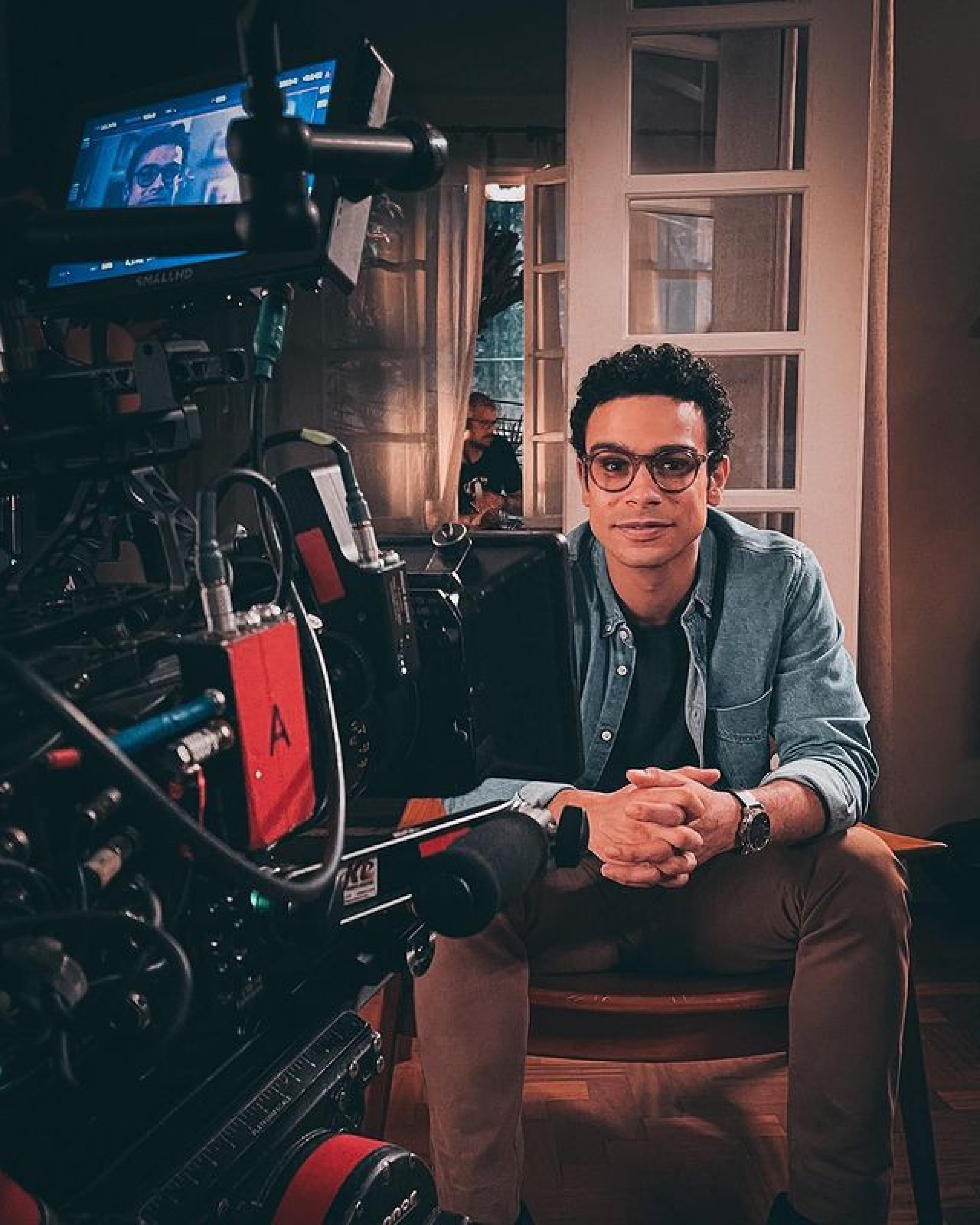 Sérgio Malheiros nos bastidores de 'Amor da Minha Vida', do Star Plus - Reprodução/Instagram