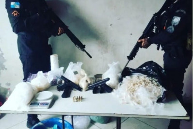Dois baleados e drogas apreendidas no Morro da Glória 2 em Angra dos Reis