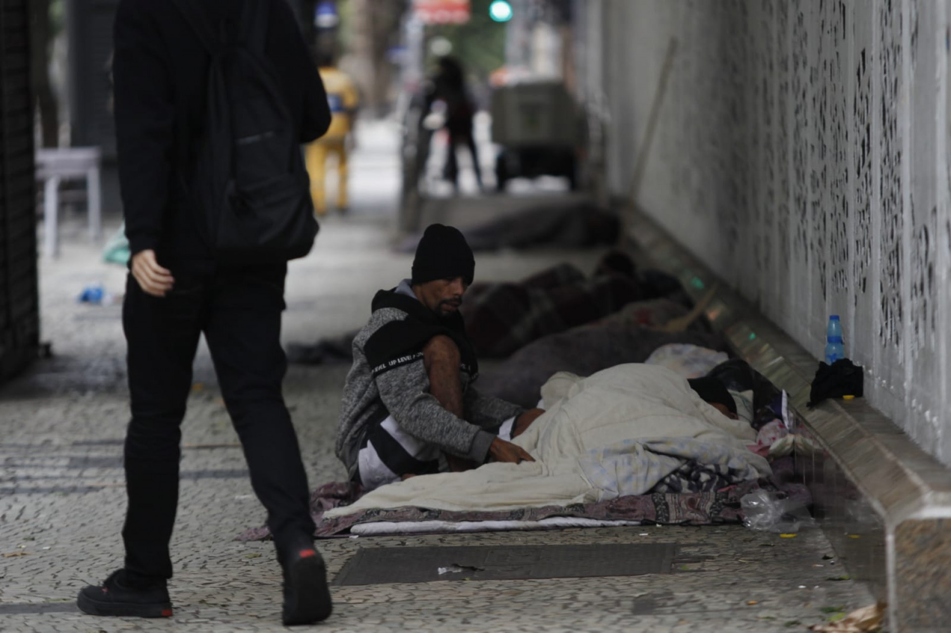 Centro do Rio tem manhã fria nesta quinta-feira - Reginaldo Pimenta/Agência O Dia