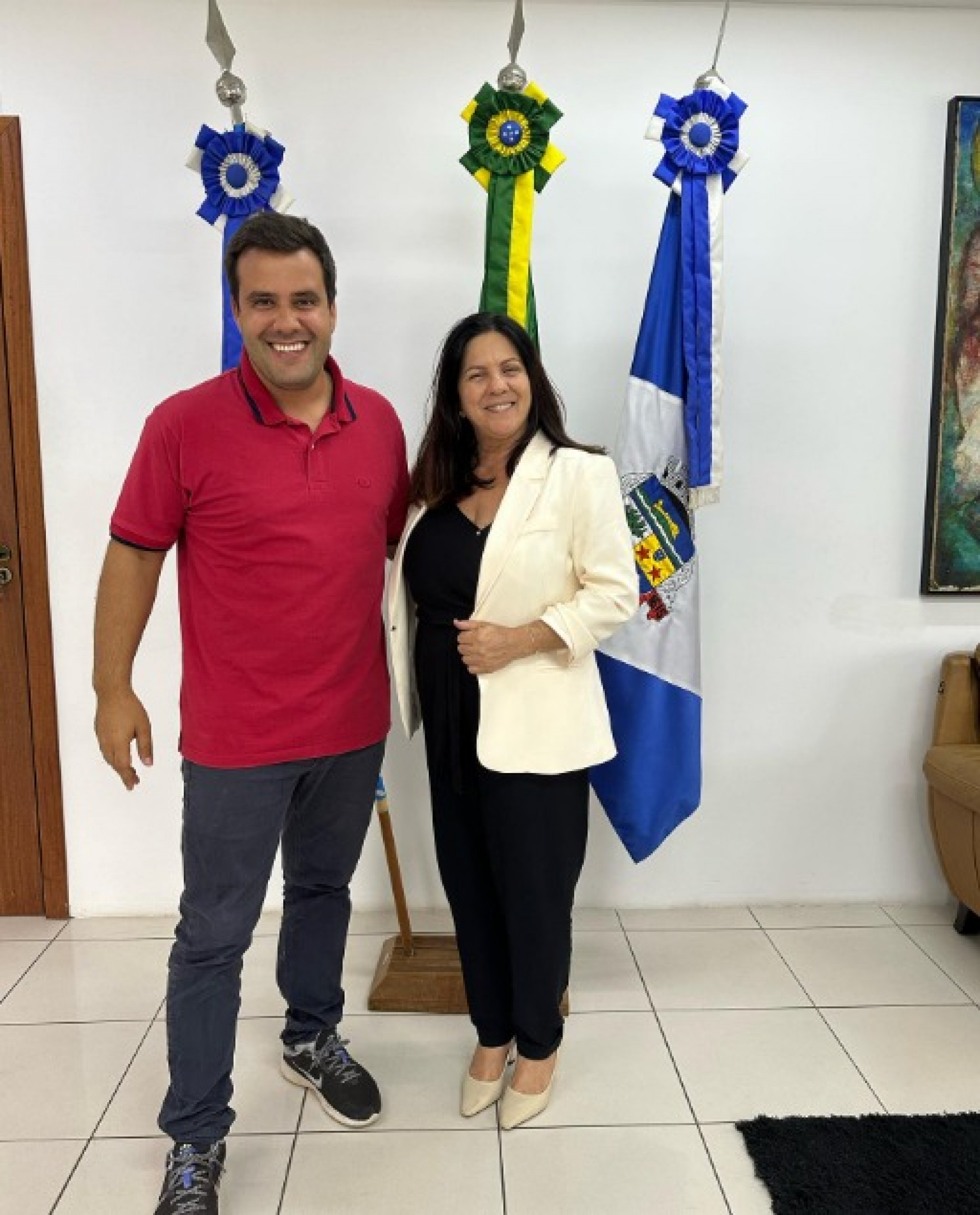 Magdala Furtado (PL) e Aquiles Barreto  - Andréa Reys (RC24h)
