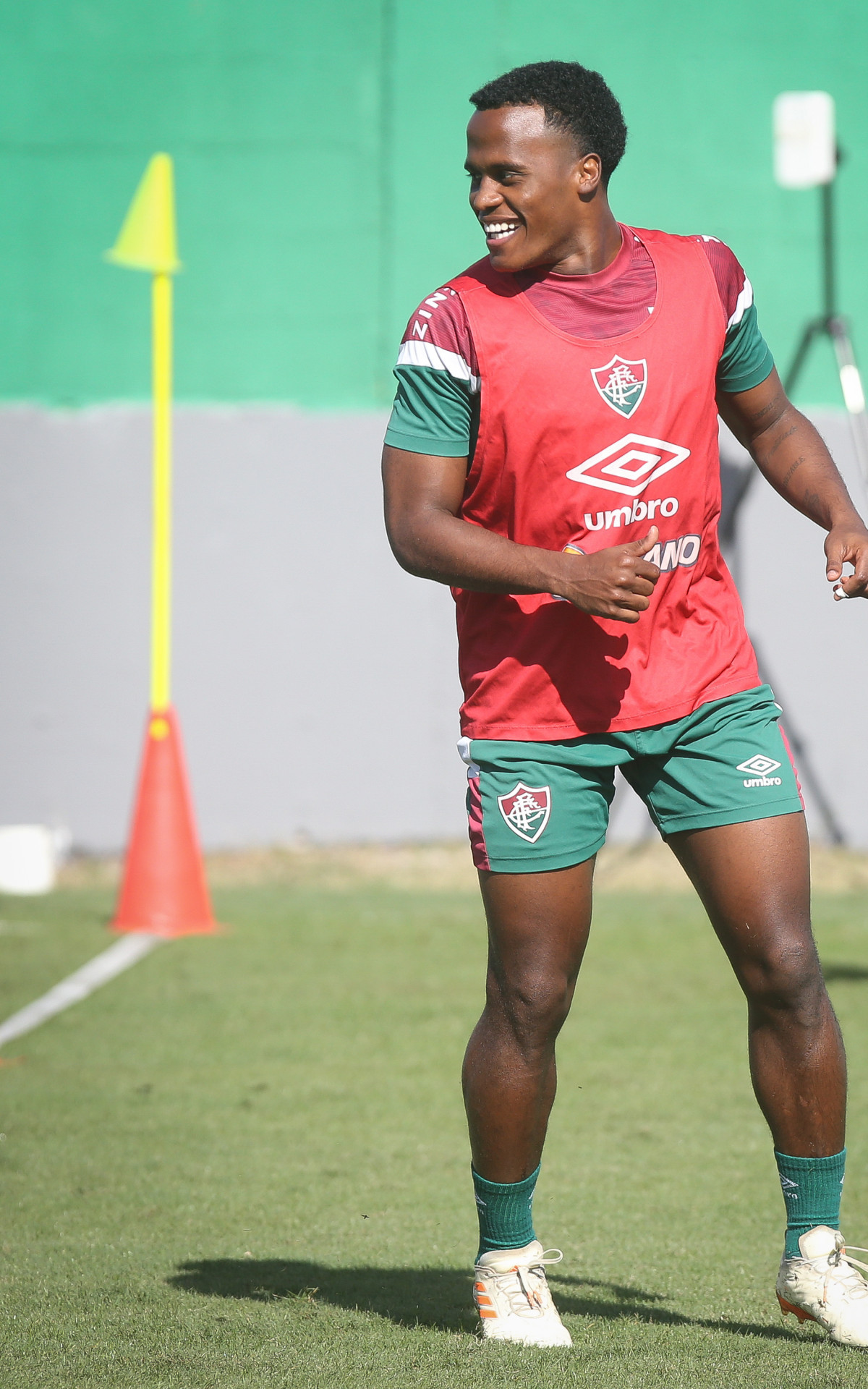 Arias em treino do Fluminense - Marcelo Gonçalves / Fluminense