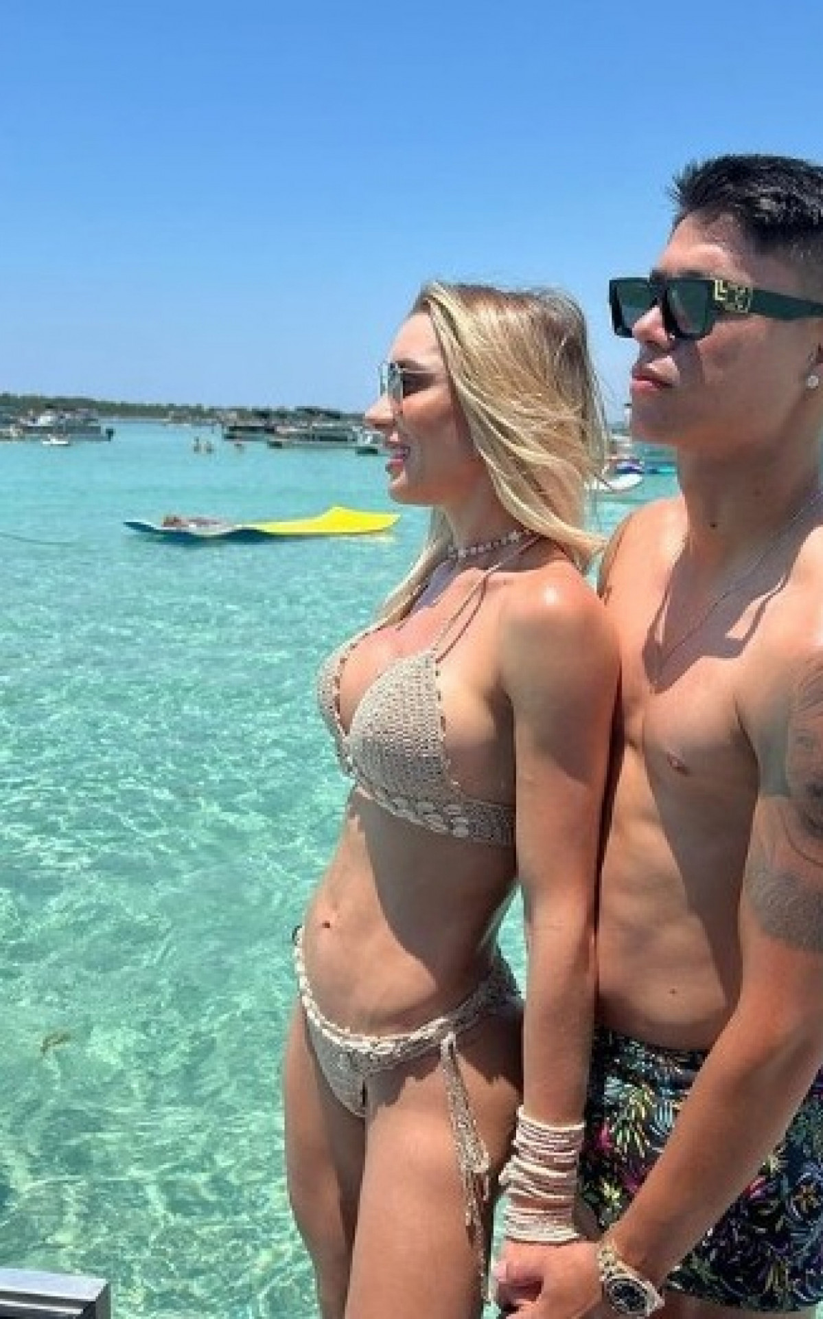 Ingrid Cantarini é casada com Luiz Araújo, do Flamengo