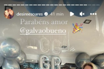 Galvão Bueno celebra 73 anos com festa em barco