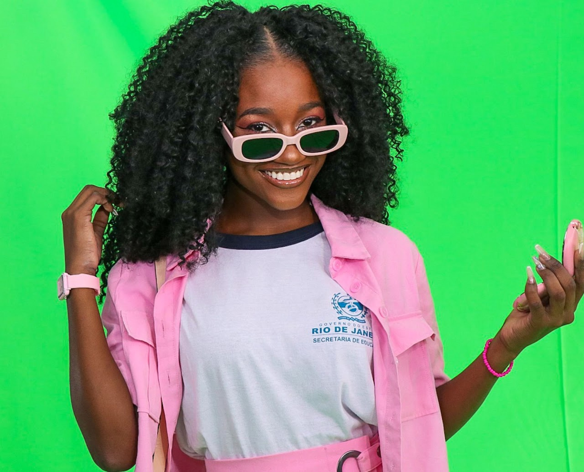 Lorena Raissa foi convidada pela Seeduc para assistir ao longa no cinema. Durante a experi&ecirc;ncia, a jovem ter&aacute; a oportunidade de ver pautas que est&atilde;o em alta e sendo discutidas na tela - Sandra Barros / Seeduc-RJ