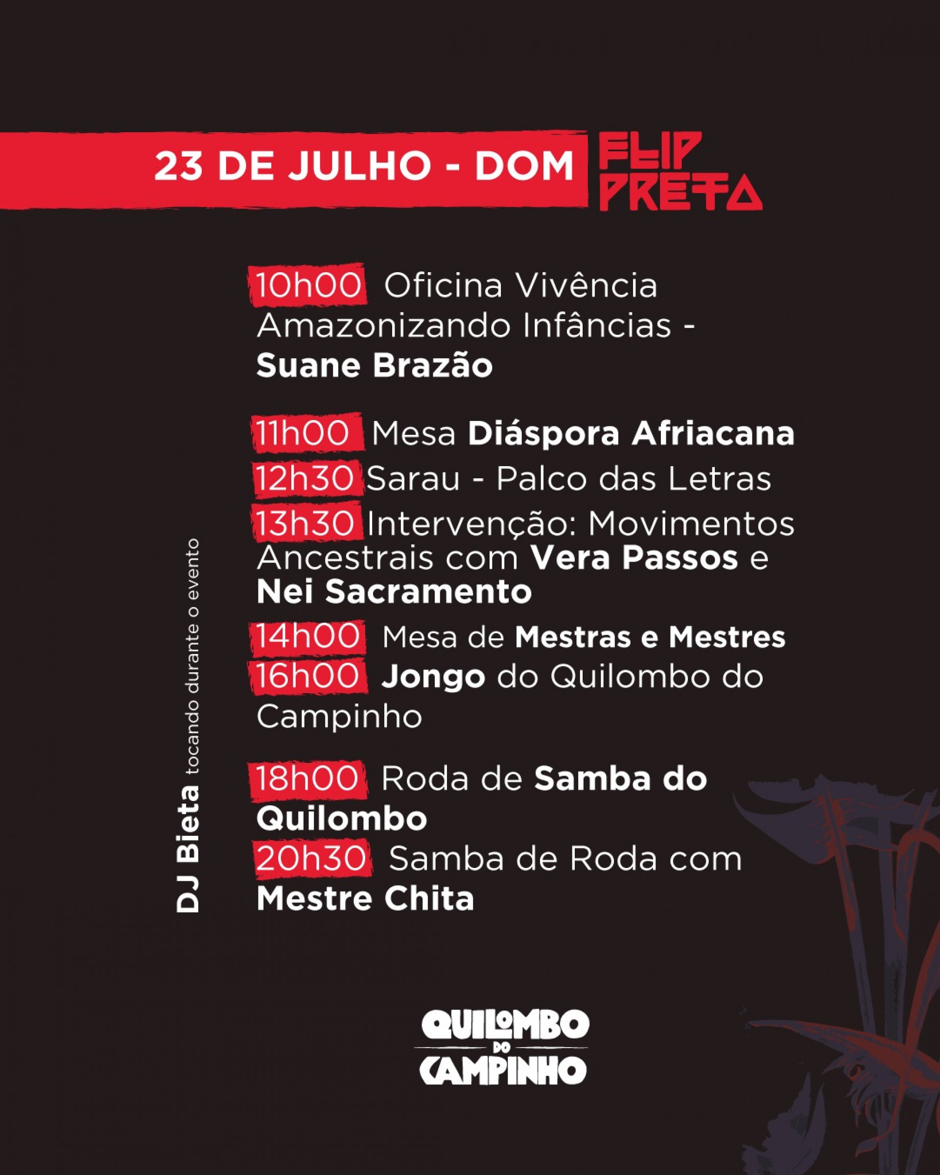 &Uacute;ltimo dia de evento - Divulga&ccedil;&atilde;o/AMOQC