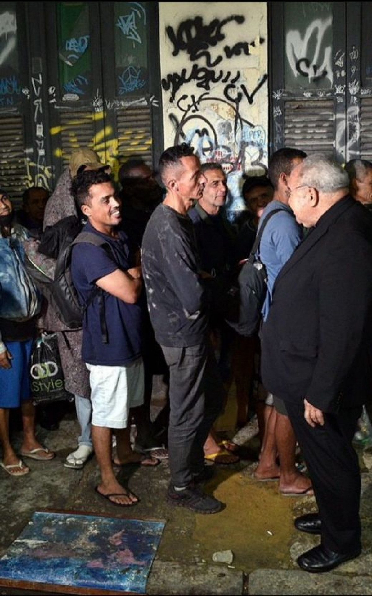 Ao todo, 400 cobertores e 200 agasalhos foram distribuídos - Divulgação