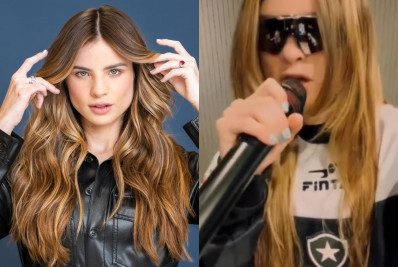 Giulia Be veste a camisa do Botafogo e canta música criada pela torcida; confira o vídeo