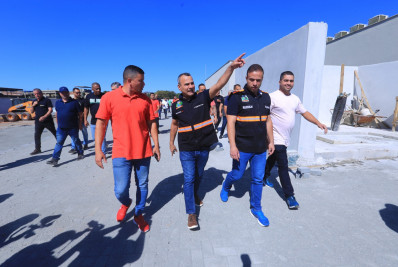 Prefeito Waguinho acompanha obras e anuncia pacote de melhorias no Bom Pastor em Belford Roxo