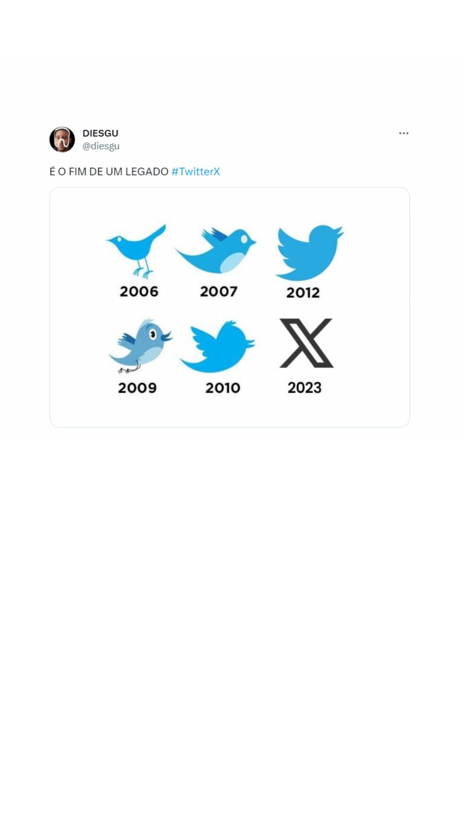 Internautas ficam revoltados com mudança de logo do Twitter