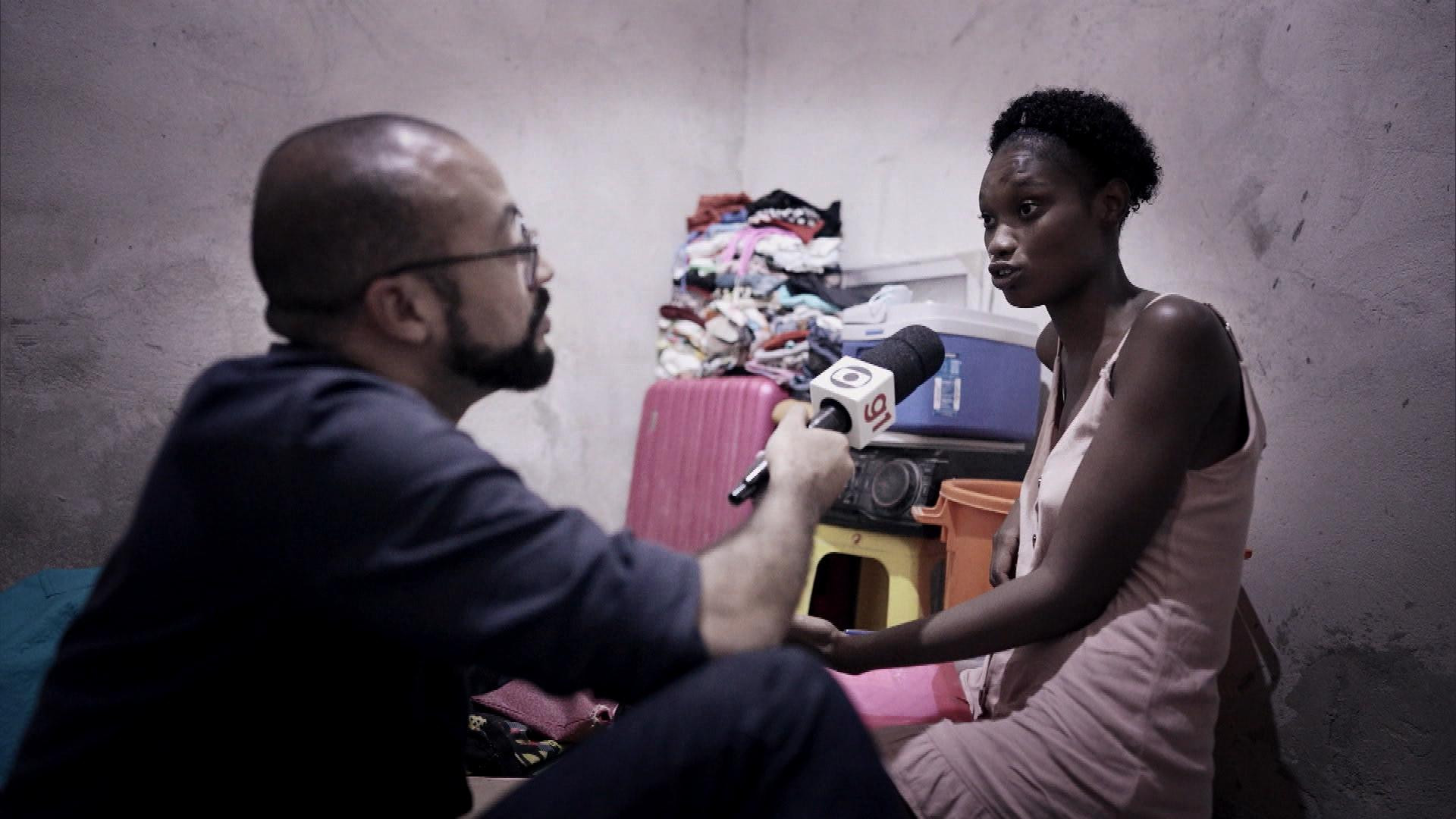 O repórter Guilherme Belarmino entrevistou a baiana Camila Santos há um ano - Globo/Divulgação