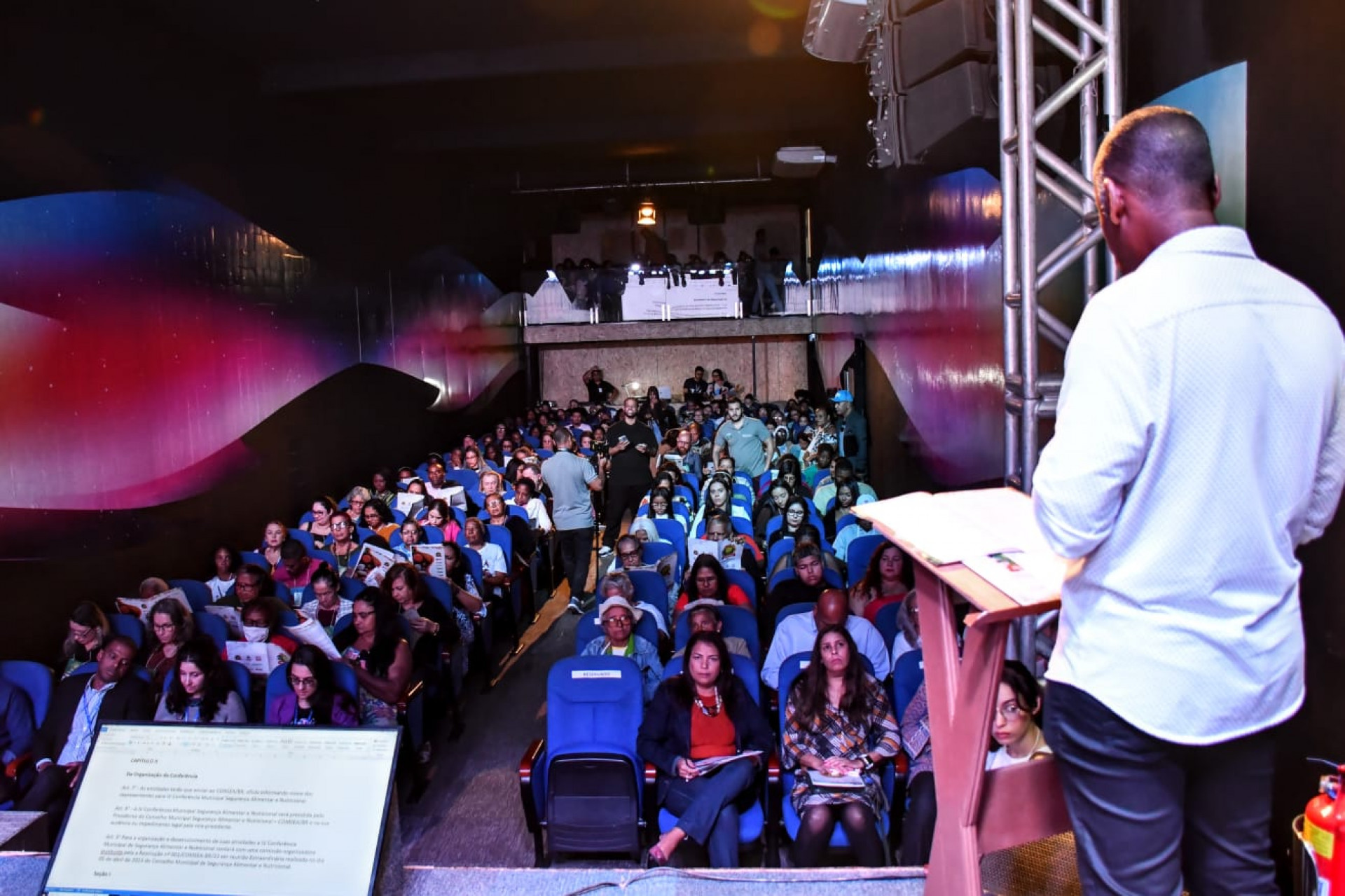 Durante o evento todos os eixos da confer&ecirc;ncia foram lidos - Jeovani Campos / PMBR